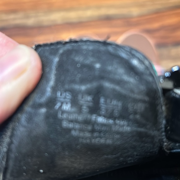 SAM EDELMAN - CIRCUS booties black leather lazer cut details pointed toe zie 7M - Picture 9 of 9